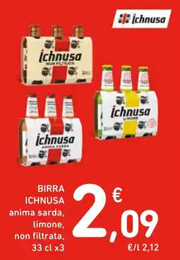 Spazio Conad Birra Ichnusa anima sarda offerta