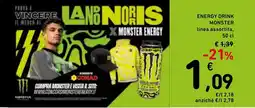 Spazio Conad Energy drink Monster offerta