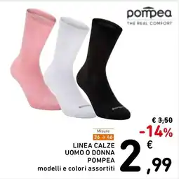 Spazio Conad Calze Pompea offerta
