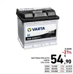 Spazio Conad Batteria per auto Varta offerta