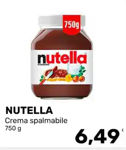 Iper Tosano Nutella Crema spalmabile offerta
