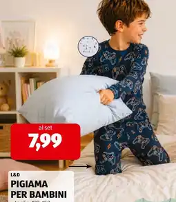 ALDI L&D Pigiama per bambini offerta