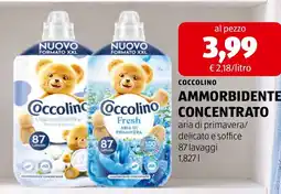 ALDI Coccolino ammorbidente concentrato offerta
