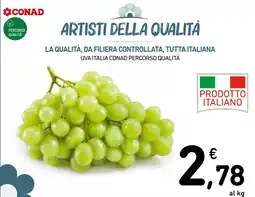 Spazio Conad Uva Italia CONAD Percorso Qualità offerta