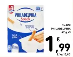 Spazio Conad Snack Philadelphia offerta