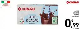 Spazio Conad Latte & Cacao Conad offerta
