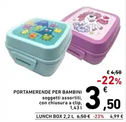 Spazio Conad Portamerende per bambini offerta