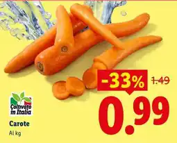 Lidl Carote offerta