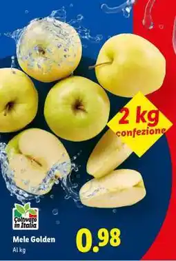 Lidl Mele Golden offerta