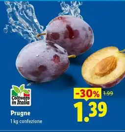 Lidl Prugne offerta