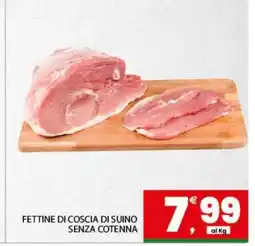 Eurospar FETTINE DI COSCIA DI SUINO SENZA COTENNA offerta