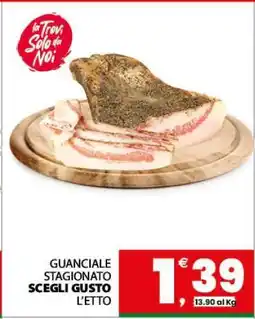 Eurospar Guanciale stagionato offerta