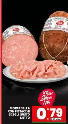 Eurospar MORTADELLA CON PISTACCHI offerta