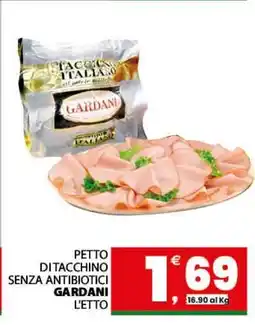 Eurospar PETTO DI TACCHINO SENZA ANTIBIOTICI GARDANI offerta