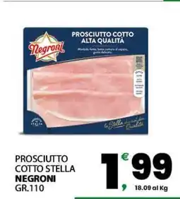 Eurospar PROSCIUTTO COTTO STELLA offerta