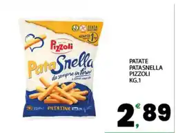 Eurospar PATATE PATASNELLA PIZZOLI KG.1 offerta