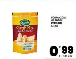 Eurospar FORMAGGIO GRANMIX FERRARI offerta
