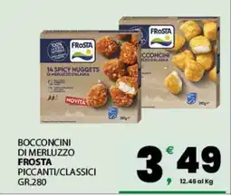 Eurospar BOCCONCINI DI MERLUZZO FROSTA offerta