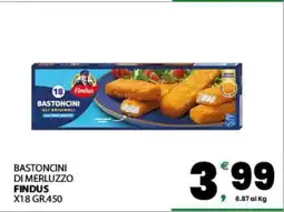 Eurospar BASTONCINI DI MERLUZZO offerta