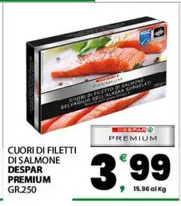 Eurospar CUORI DI FILETTI DI SALMONE offerta