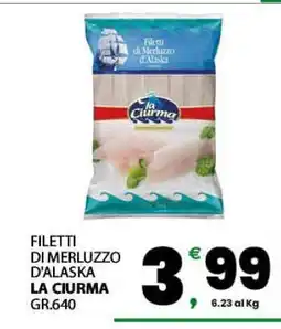 Eurospar Filetti di Merluzzo d'Alaska offerta