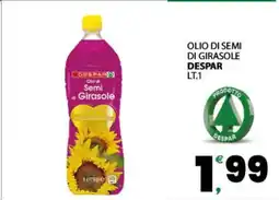 Eurospar OLIO DI SEMI DI GIRASOLE DESPAR offerta