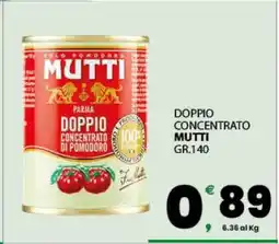 Eurospar Doppio concentrato MUTTI offerta