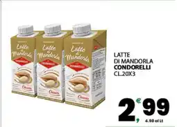 Eurospar LATTE DI MANDORLA CONDORELLI offerta