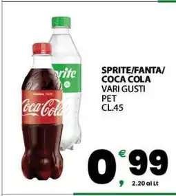 Eurospar SPRITE/FANTA/COCA COLA offerta