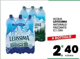 Eurospar ACQUA LEVISSIMA offerta