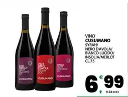 Eurospar Vino CUSUMANO offerta