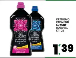 Eurospar DETERSIVO PAVIMENTI LUXURY ROSA/BLU offerta
