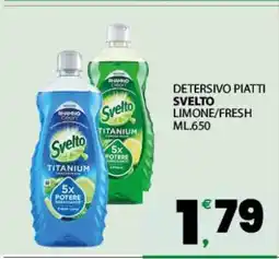 Eurospar Detersivo Piatti Svelto offerta
