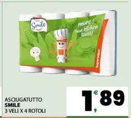 Eurospar ASCIUGATUTTO SMILE offerta