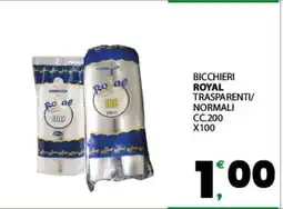 Eurospar Bicchieri ROYAL offerta
