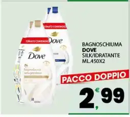 Eurospar Bagnoschiuma Dove offerta