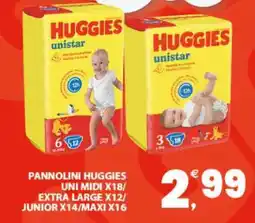 Eurospar Huggies Unistar offerta