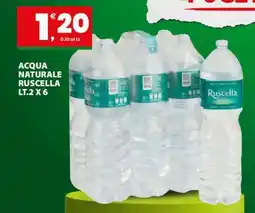 Eurospar ACQUA NATURALE RUSCELLA offerta