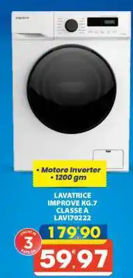 Eurospar LAVATRICE IMPROVE KG.7 CLASSE A LAVI70222 offerta
