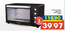 Eurospar FORNO ELETTRICO VENTILATO IMPROVE LT80 FE80H offerta