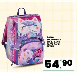 Eurospar ZAINO SDOPPIABILE BIG SJ GANG FACCE DA SJ SEVEN offerta