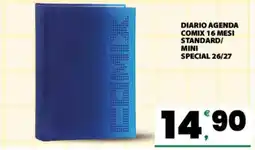 Eurospar DIARIO AGENDA COMIX 16 MESI STANDARD/MINI SPECIAL 26/27 offerta