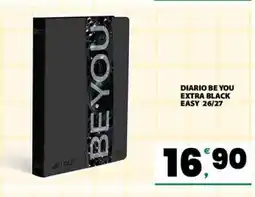 Eurospar DIARIO BE YOU EXTRA BLACK EASY 26/27 offerta