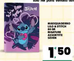 Eurospar MAXIQUADERNO LILO & STITCH offerta