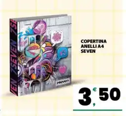 Eurospar COPERTINA ANELLI A4 SEVEN offerta