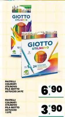 Eurospar PASTELLI COLORATI STILNOVO FILA GIOTTO ASTUCCIO 24 PZ offerta