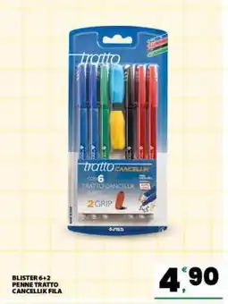 Eurospar BLISTER 6+2 PENNE TRATTO CANCELLIK FILA offerta