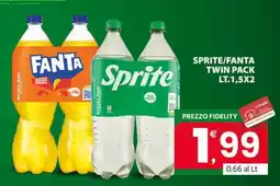 Eurospar SPRITE/FANTA TWIN PACK offerta