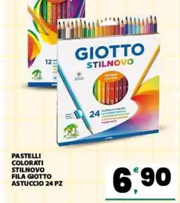 Eurospar PASTELLI COLORATI STILNOVO FILA GIOTTO ASTUCCIO 24 PZ offerta