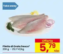Eurospar Filetto di Orata Fresco offerta